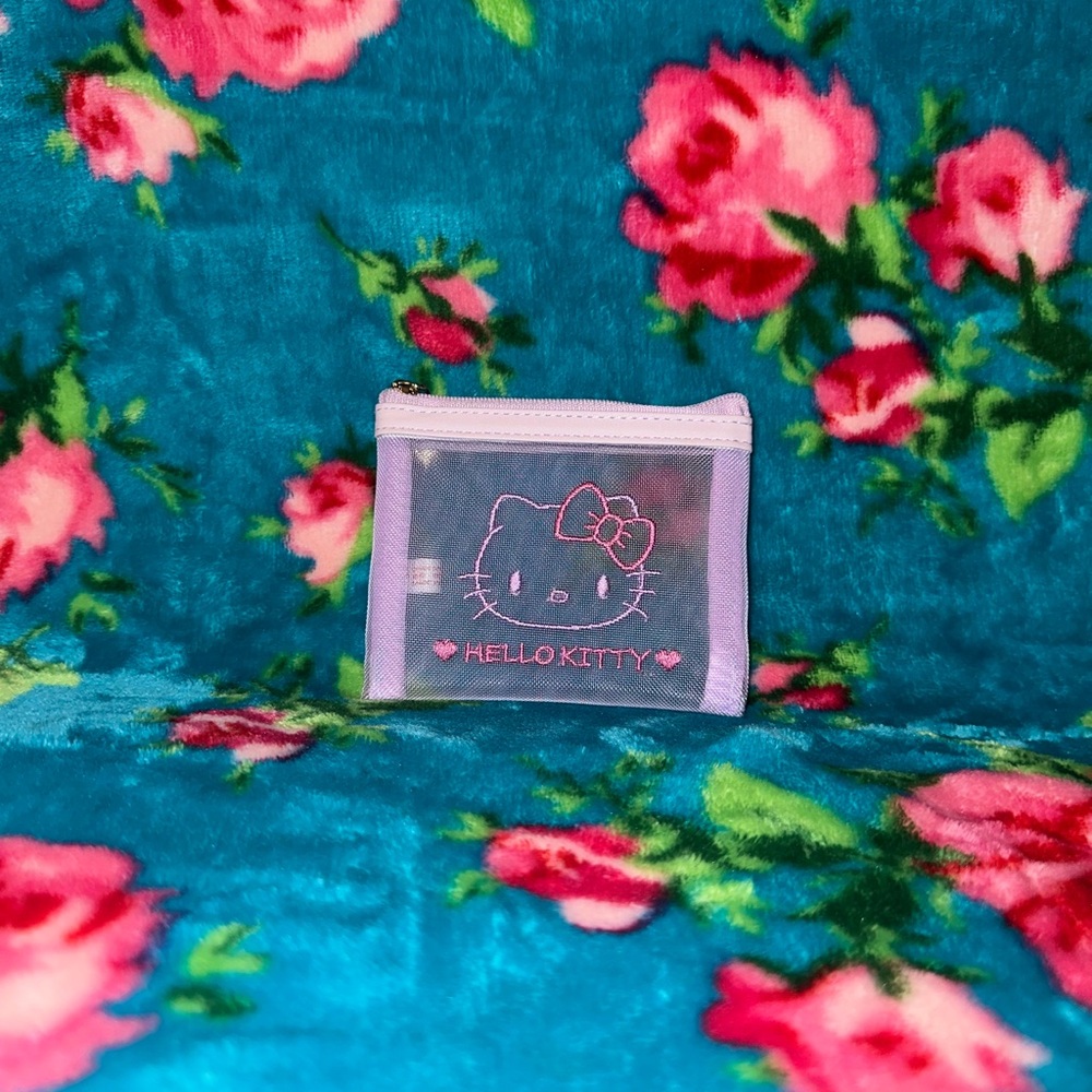 Hello Kitty & Cinnamoroll Mesh Pouch